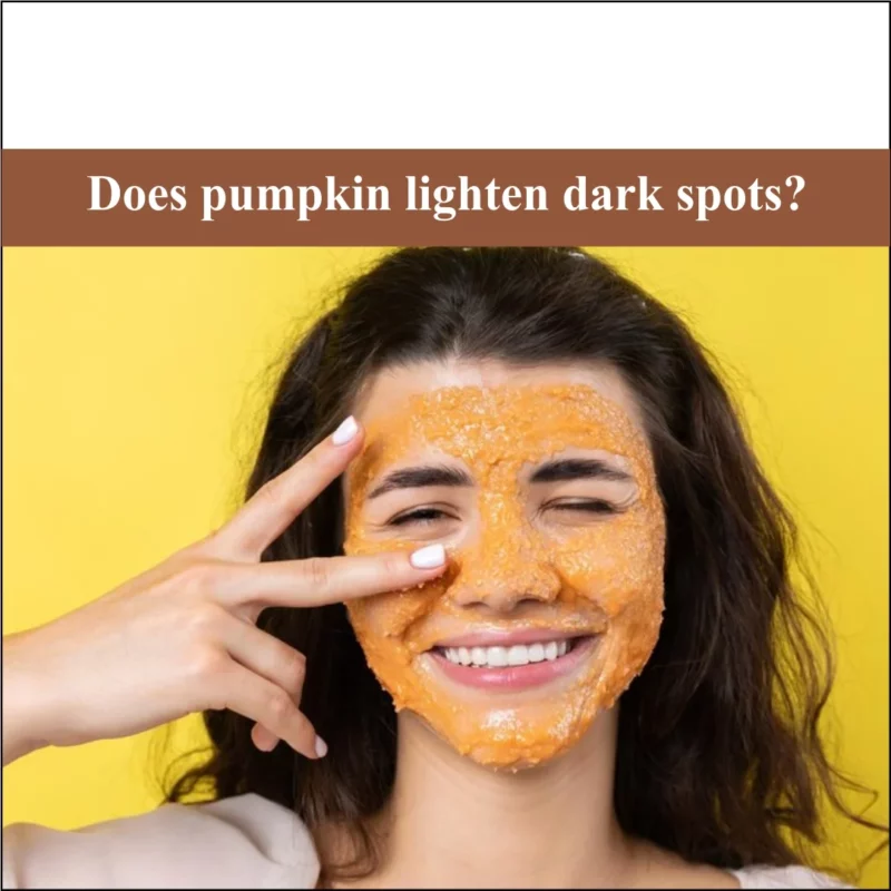 Does pumpkin lighten dark spots?
