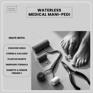 WATERLESS MANICURE PEDICURE, MANICURE, PEDICURE, MEDICAL MANICURE PEDICURE